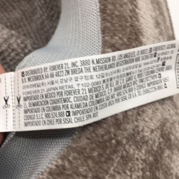 Forever 21 Chenille Fedora Hat Oatmeal/Tan Taupe - Picture 7 of 14